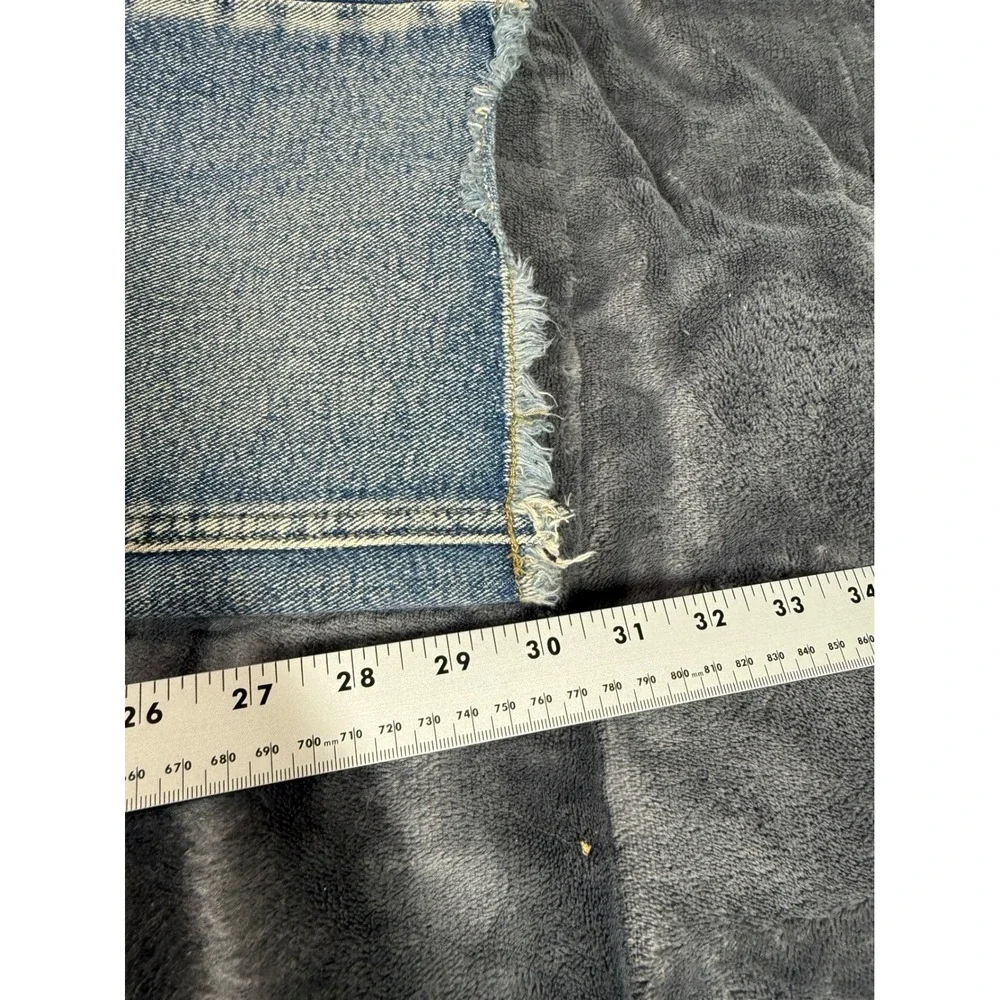 Choize Club XL Jeans Denim‎ Blue Flame Design Distressed Hem Elastic Waist - Picture 9 of 14